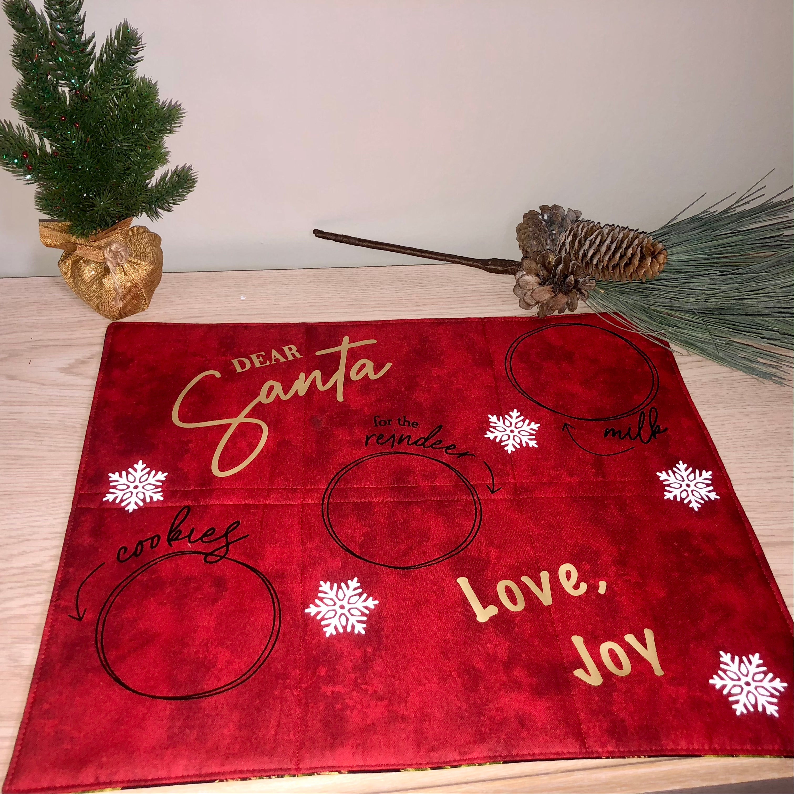 Santa Treat Mat (Custom)