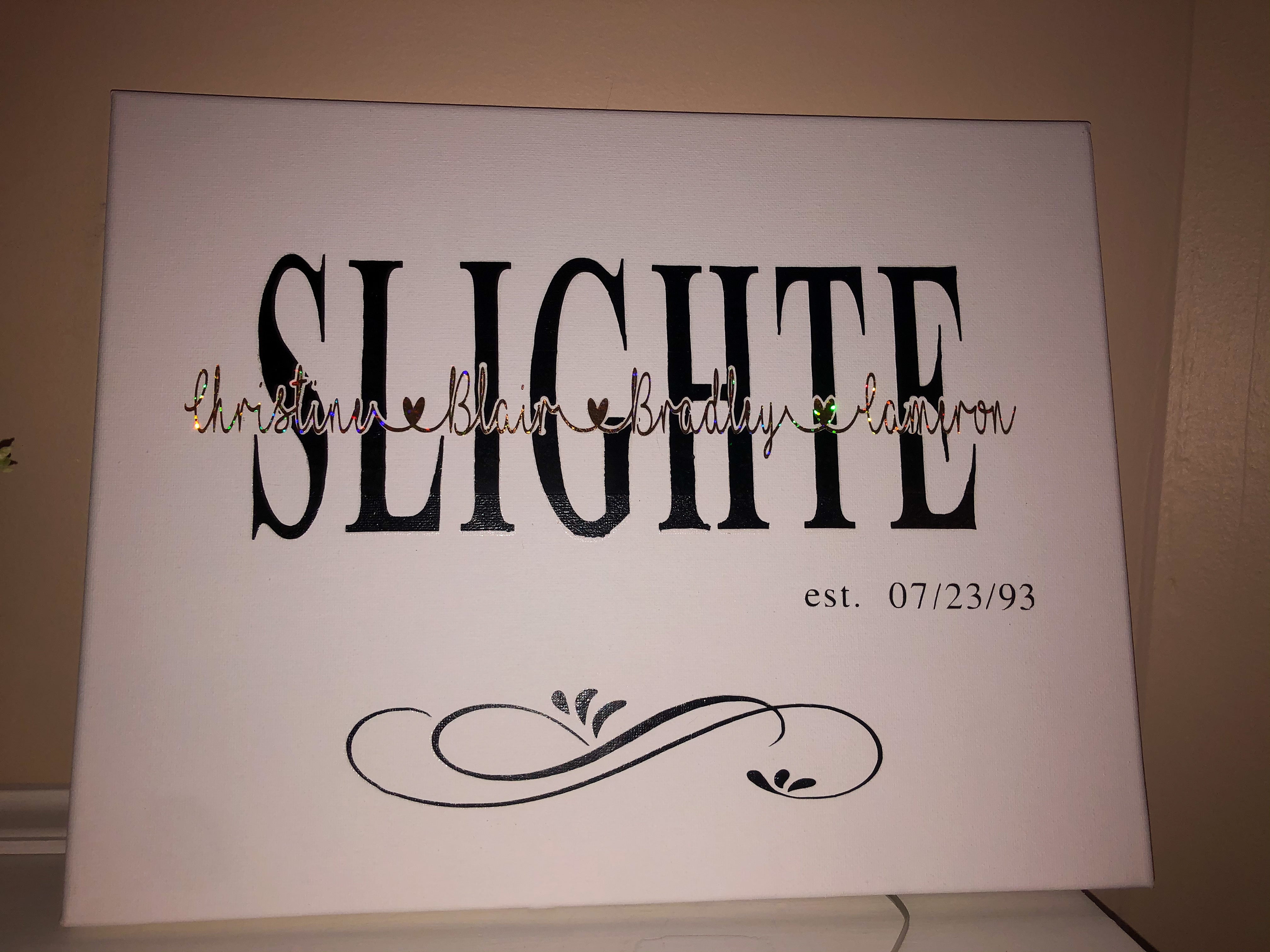 Canvas Sign (Personalized)