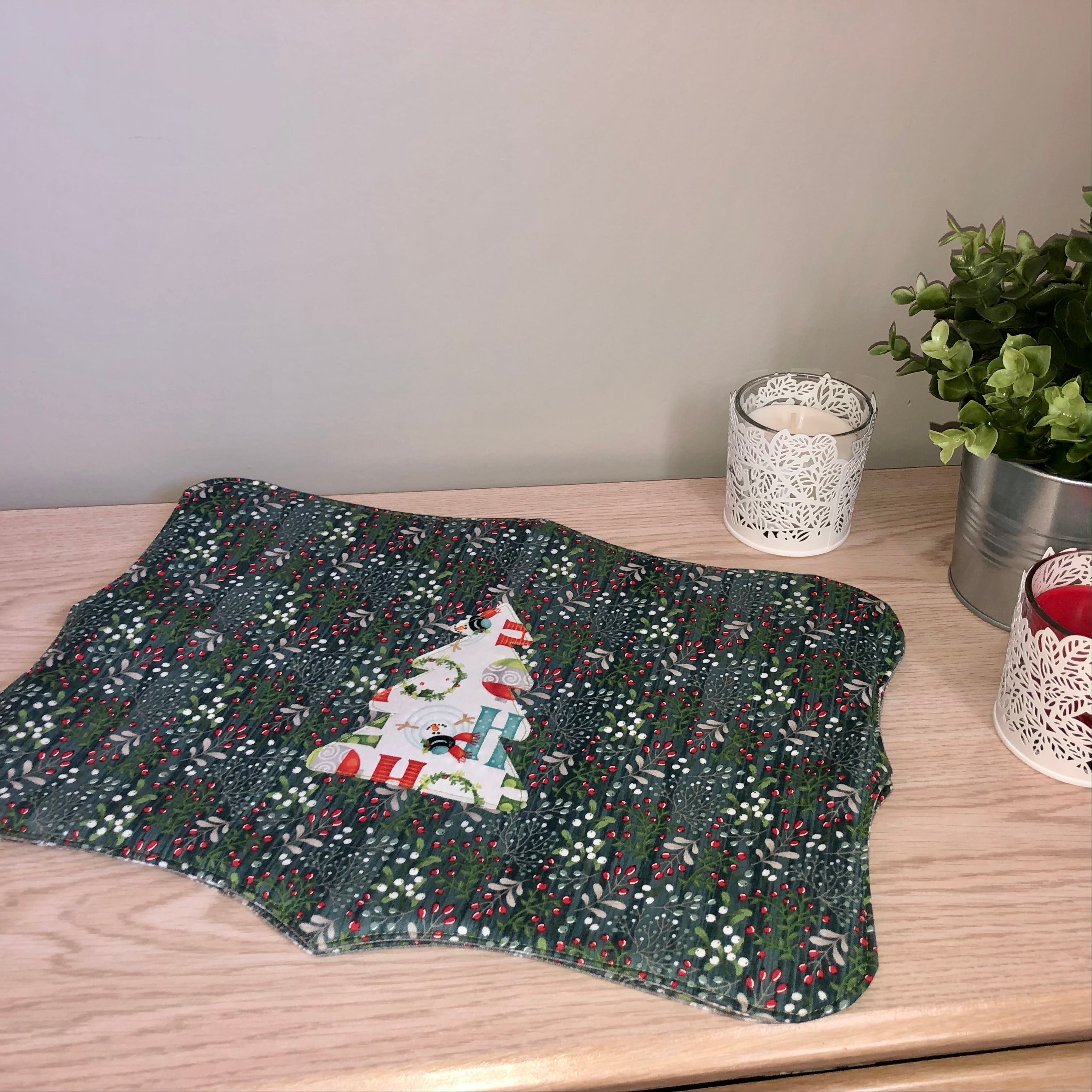 Noel Placemat Set (Quilted set of 4) - Custom