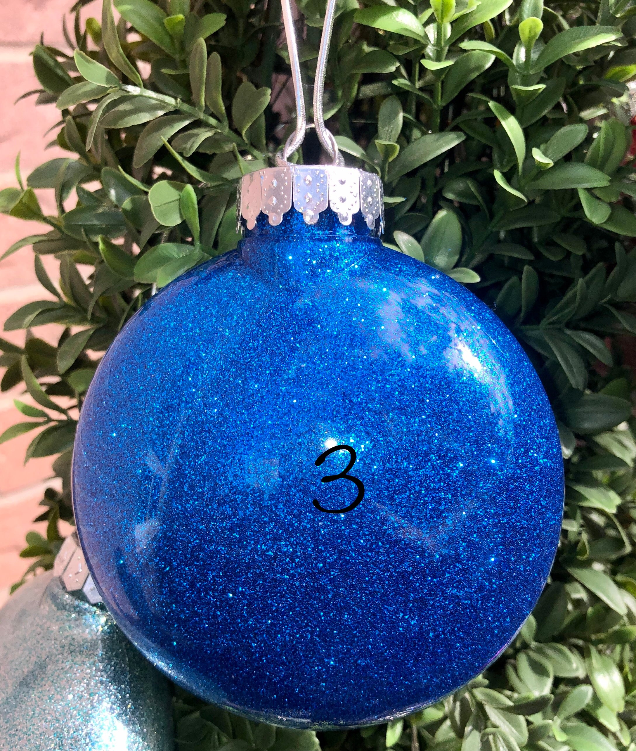 Ornament - Glitter Bulb (Personalized)