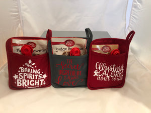 Potholder Gift Sets (Personalized) - Christmas