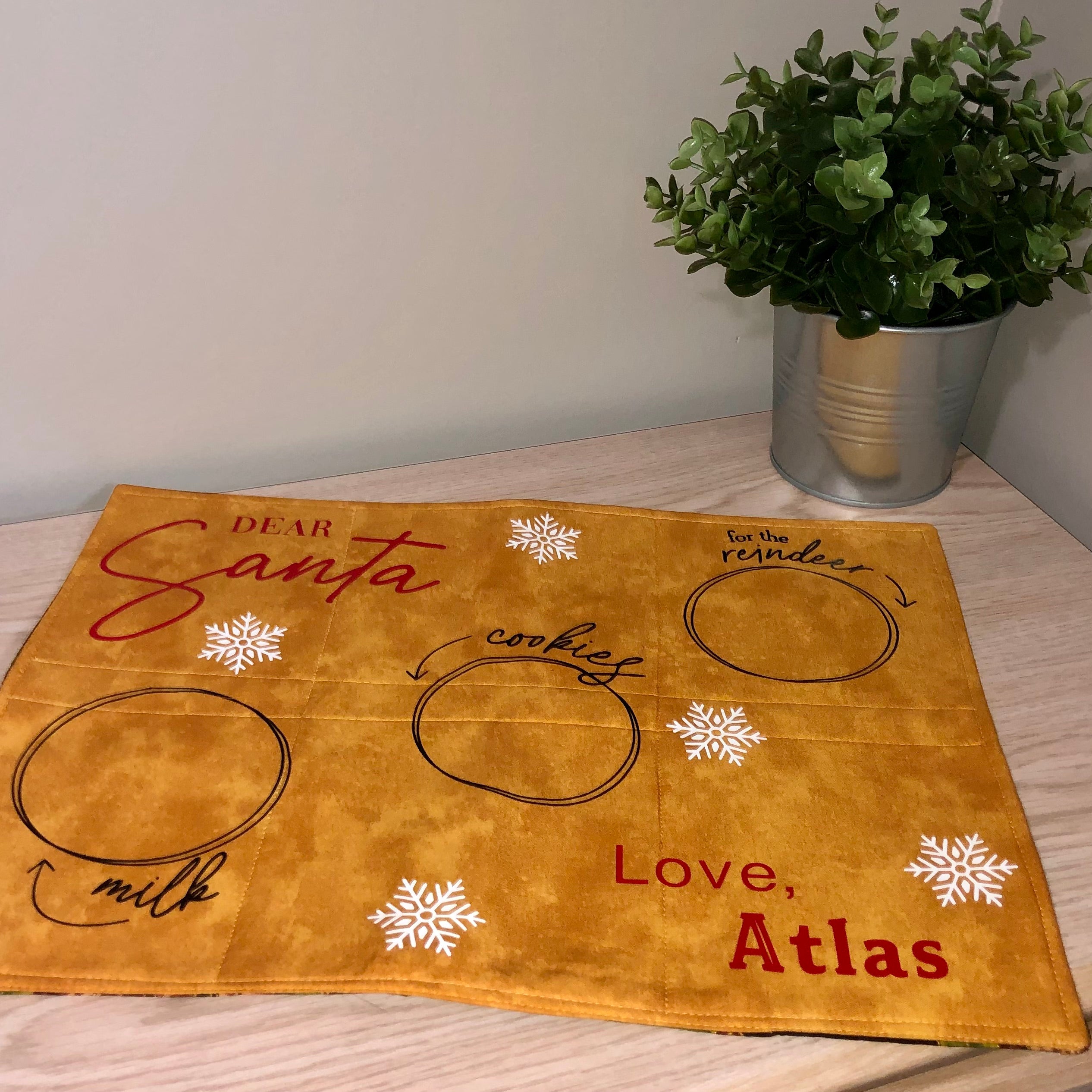 Santa Treat Mat (Custom)