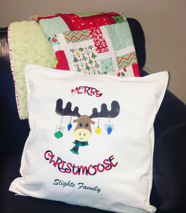 Merry Christmoose - Celebration Pillow Cover